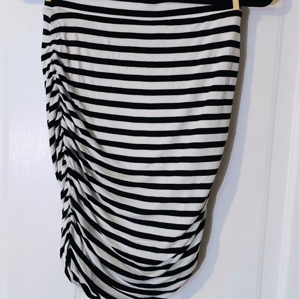 Striped bodycon mini skirt size small